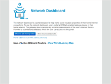 Tablet Screenshot of networkdashboard.org
